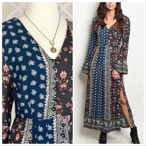 *LAST ONE* Stevie Nicks Kimono Lounge Maxi Dress - Picture 3 of 8